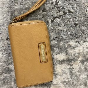 Calvin Klein Leather Wristlet (Wallet & Phone)